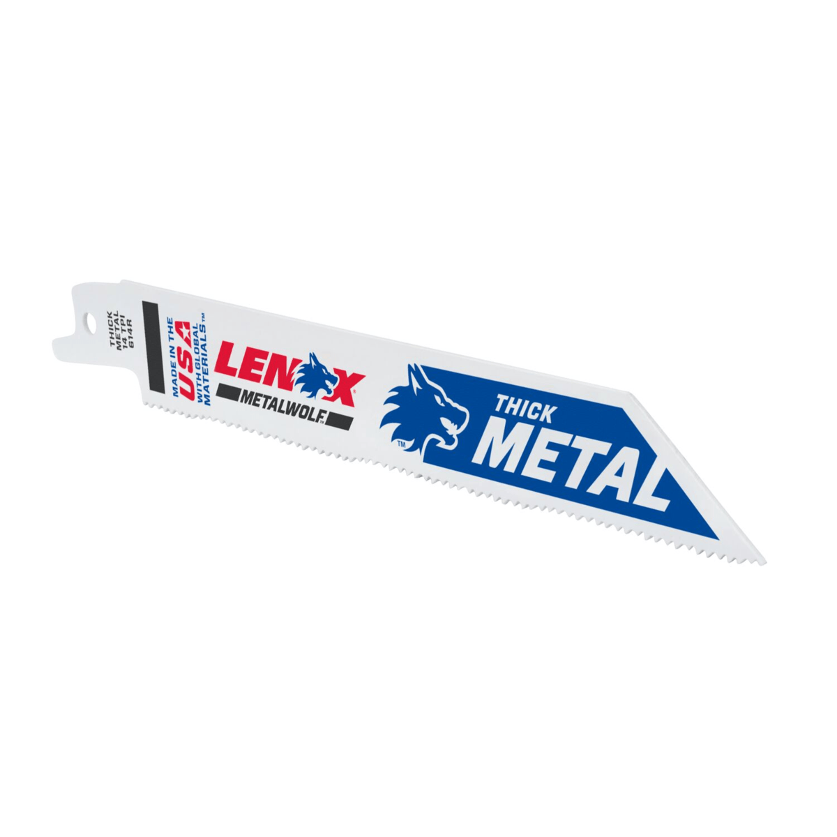 LENOX Bi-Metal Cutting Reciprocating Saw Blade, 6", 14 TPI, 25/Pack