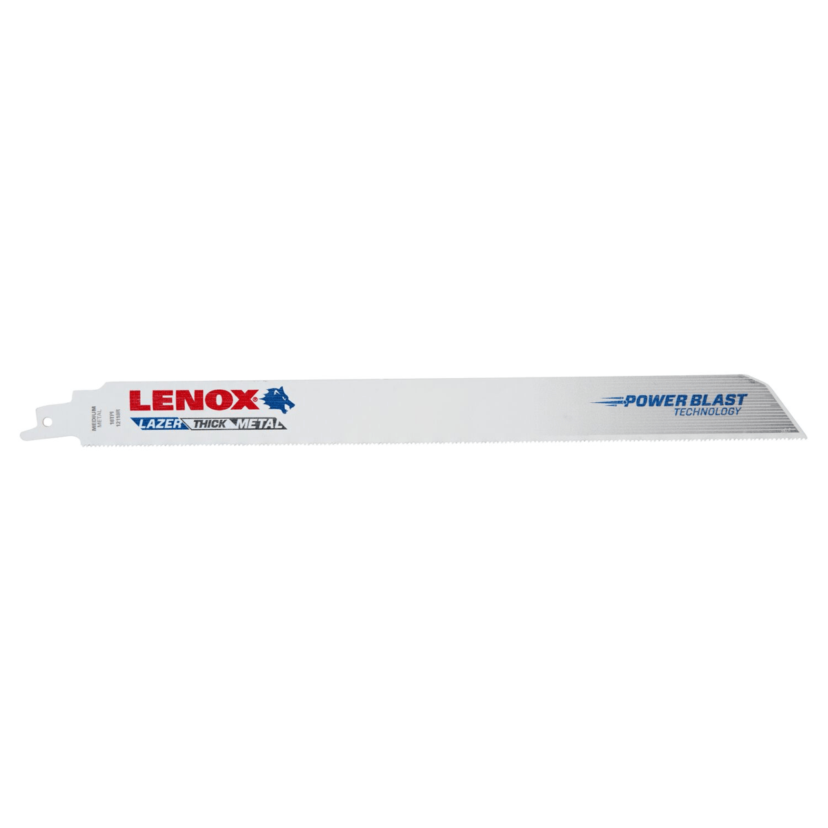 LENOX Bi-Metal Cutting Reciprocating Saw Blade, 12", 18 TPI, 25/Pack