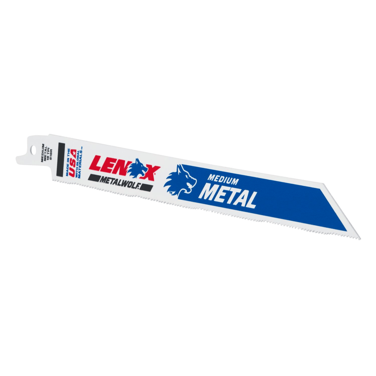 LENOX Bi-Metal Cutting Reciprocating Saw Blade, 8", 18 TPI, 25/Pack