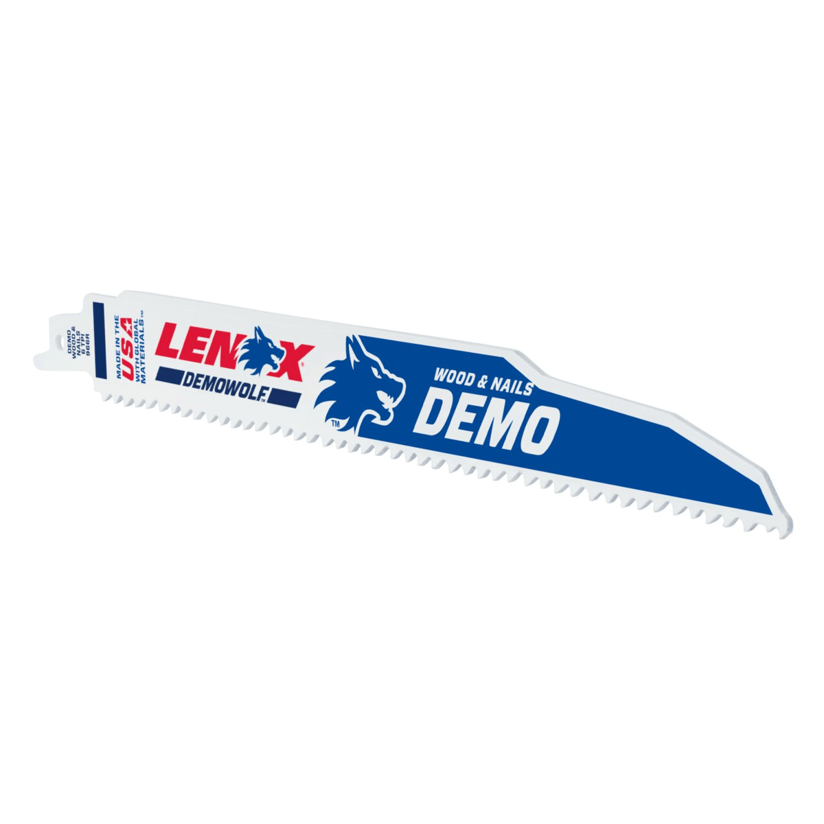LENOX Bi-Metal Cutting Reciprocating Saw Blade, 9", 6 TPI, 25/Pack
