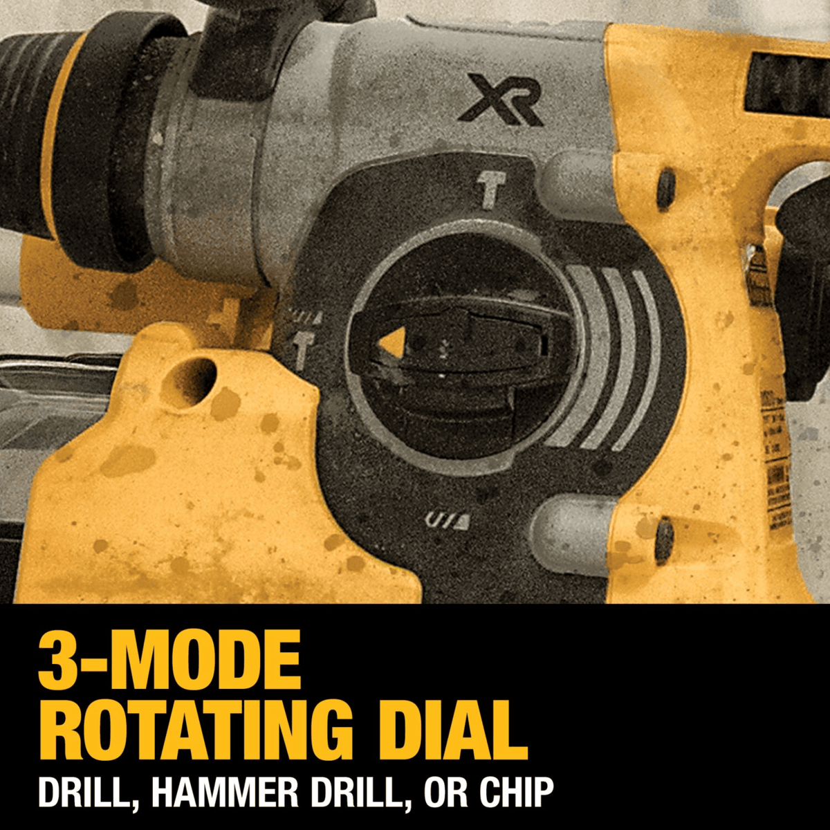 DEWALT 20V MAX Brushless Cordless SDS PLUS L-Shape Rotary Hammer, 1", Tool Only