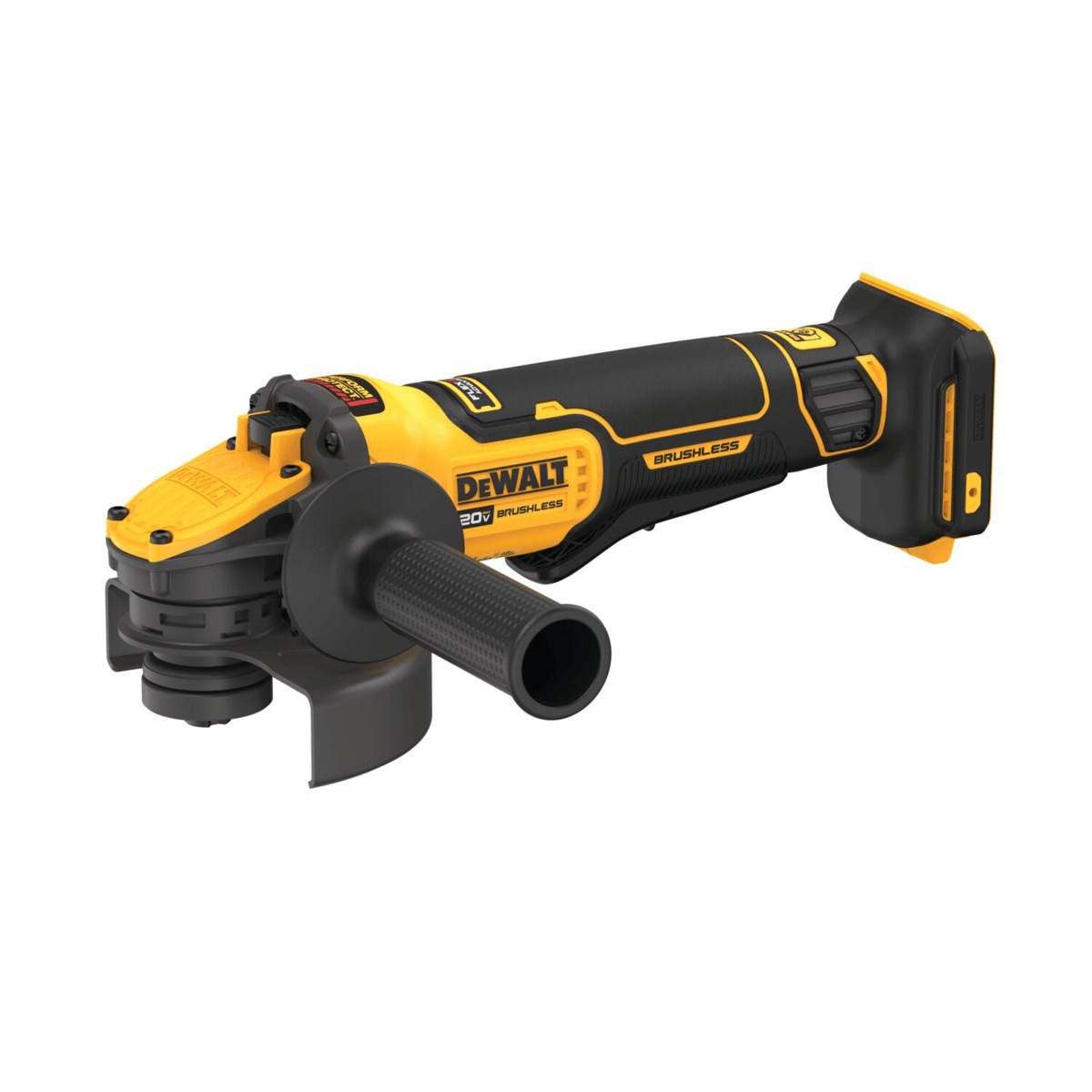 DEWALT 20V MAX Brushless Cordless Paddle Switch Angle Grinder, 4-1/2" to 5", Tool Only