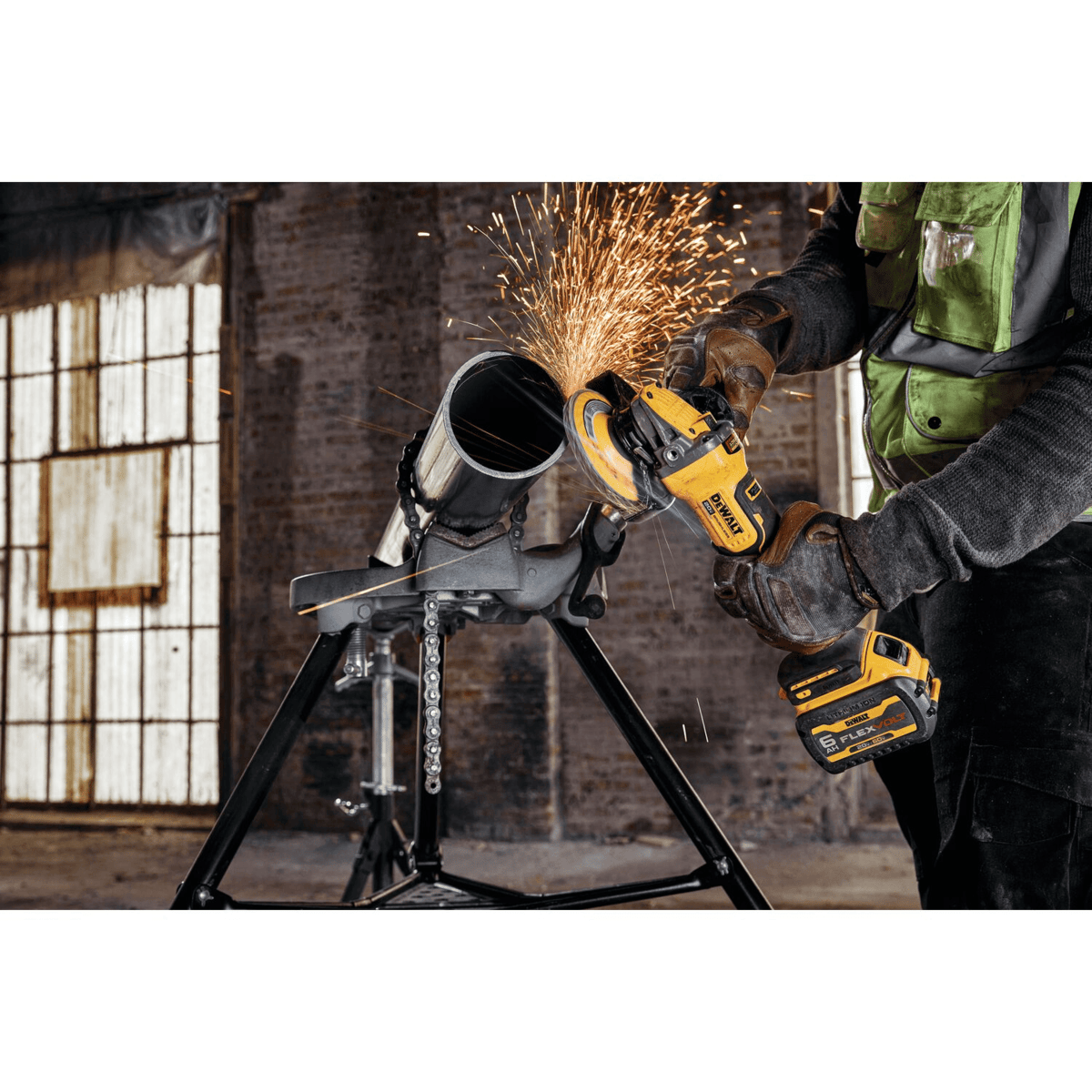 DEWALT 20V MAX Brushless Cordless Paddle Switch Angle Grinder, 4-1/2" to 5", Tool Only