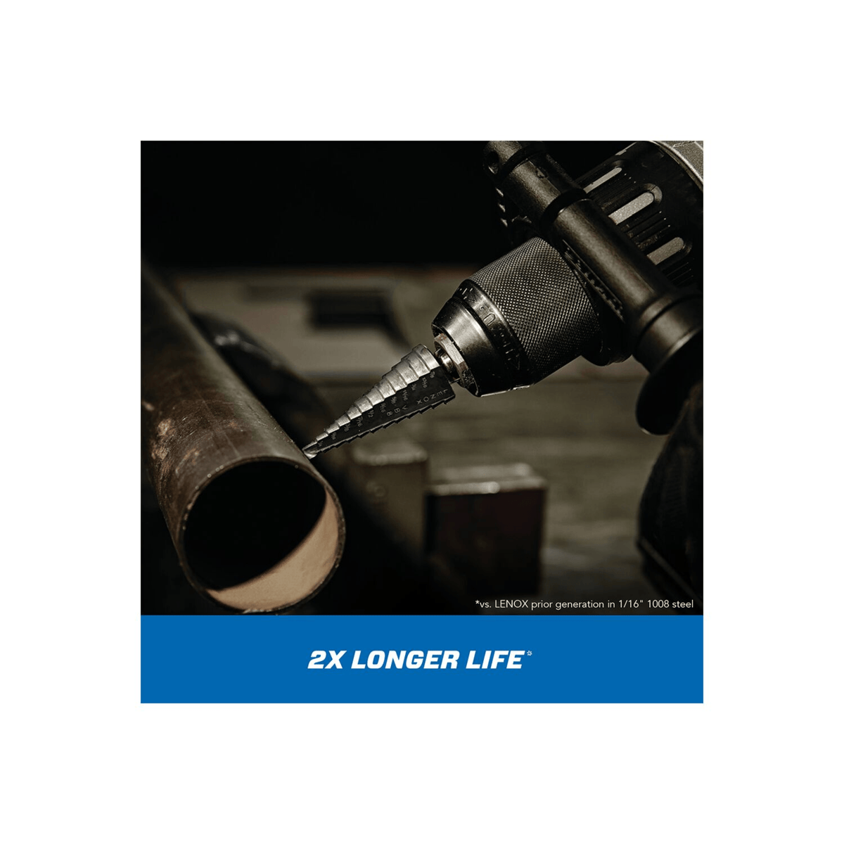 LENOX Vari-Bit VB7 Step Drill Bit, 7/8"