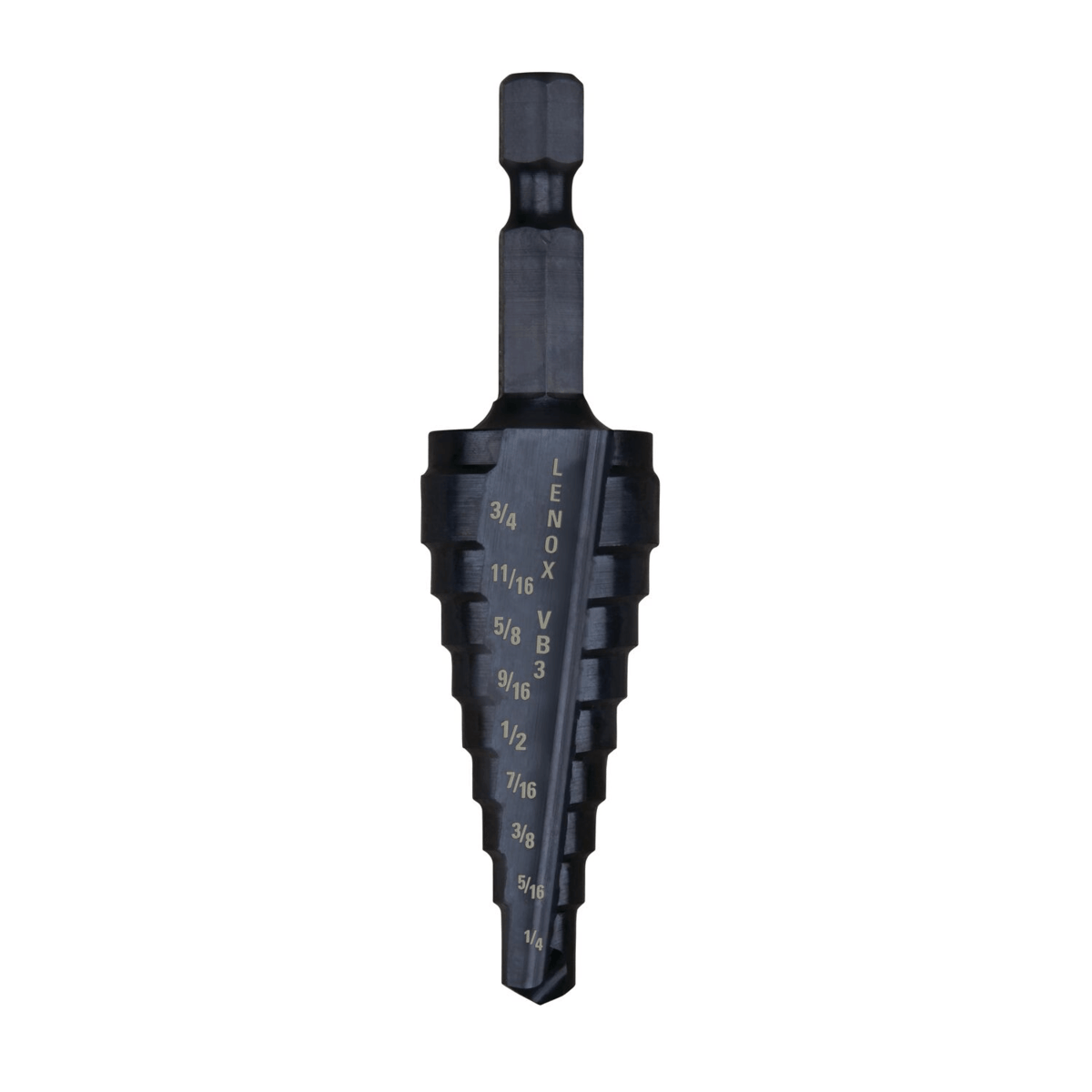LENOX Vari-Bit VB3 Step Drill Bits, 1/4" to 3/4"