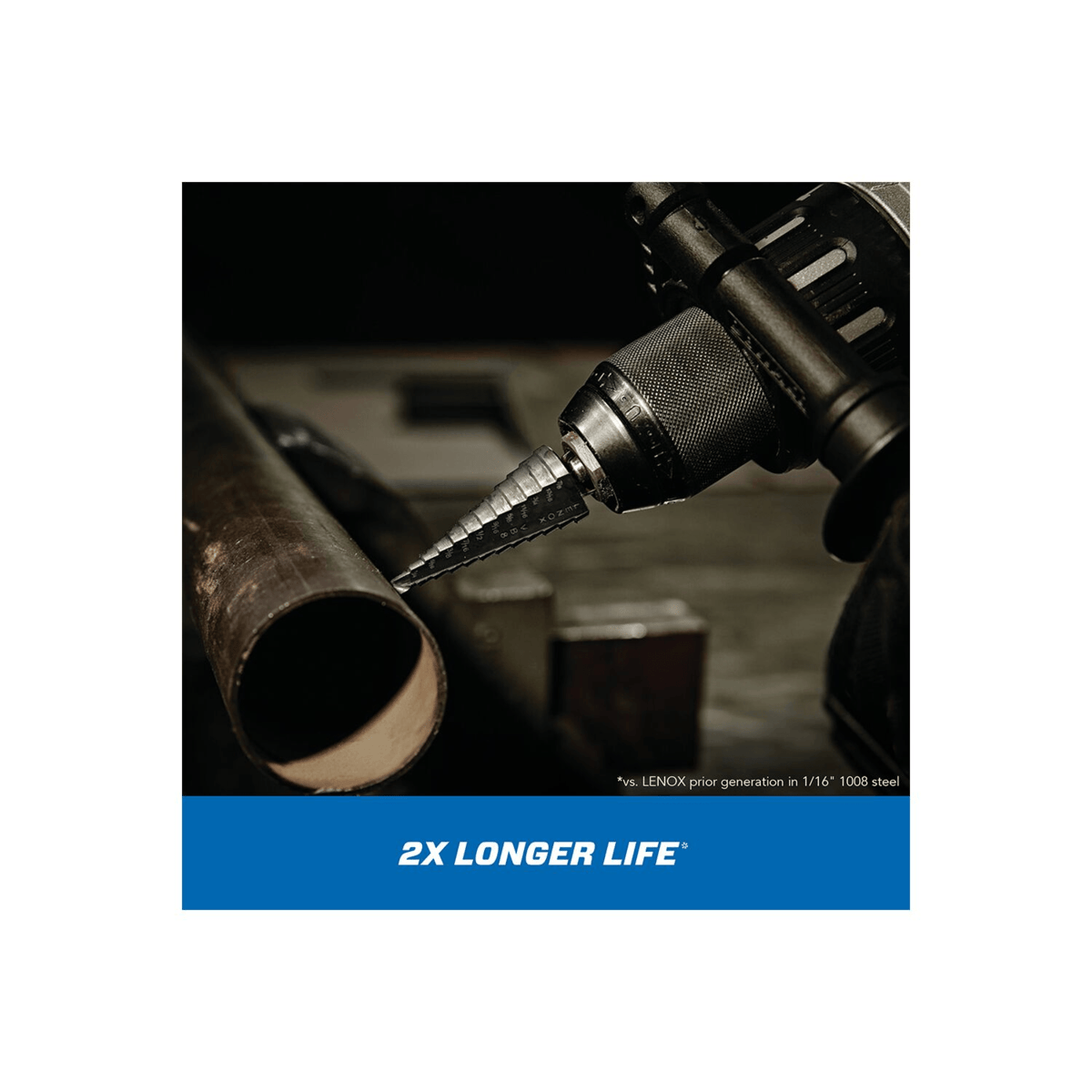 LENOX Vari-Bit VB3 Step Drill Bits, 1/4" to 3/4"