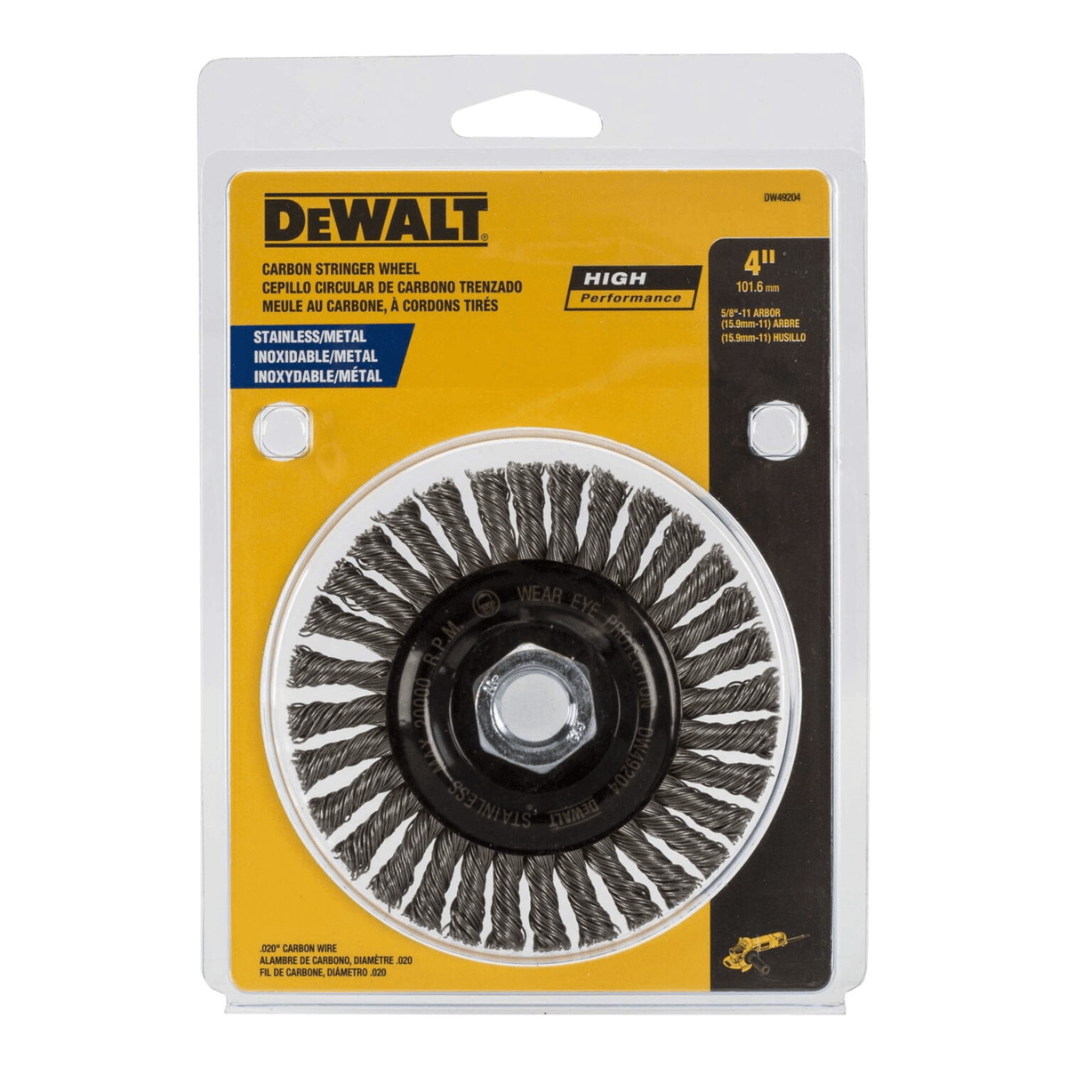 DEWALT Stringer Bead Wheel, SS
