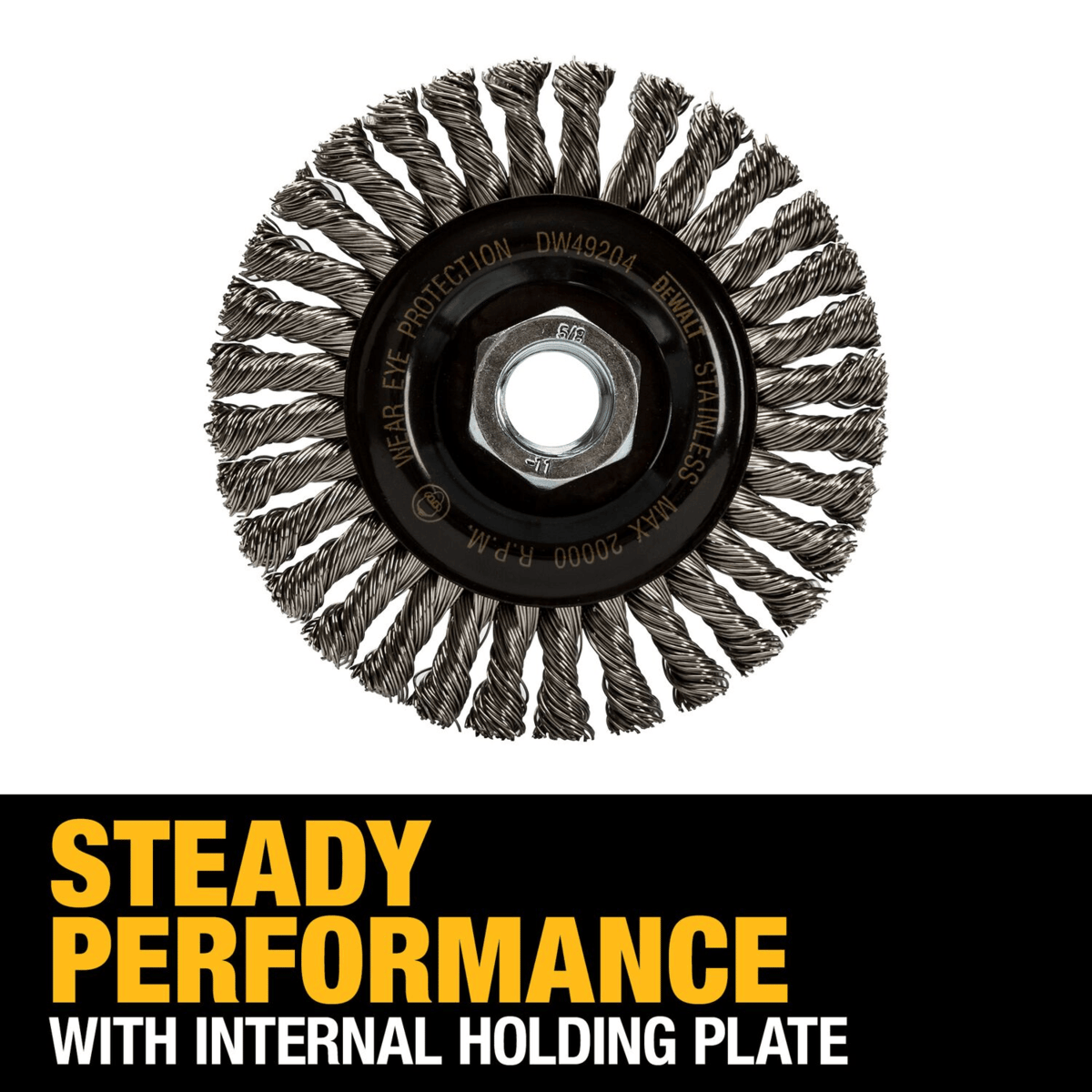 DEWALT Stringer Bead Wheel, SS