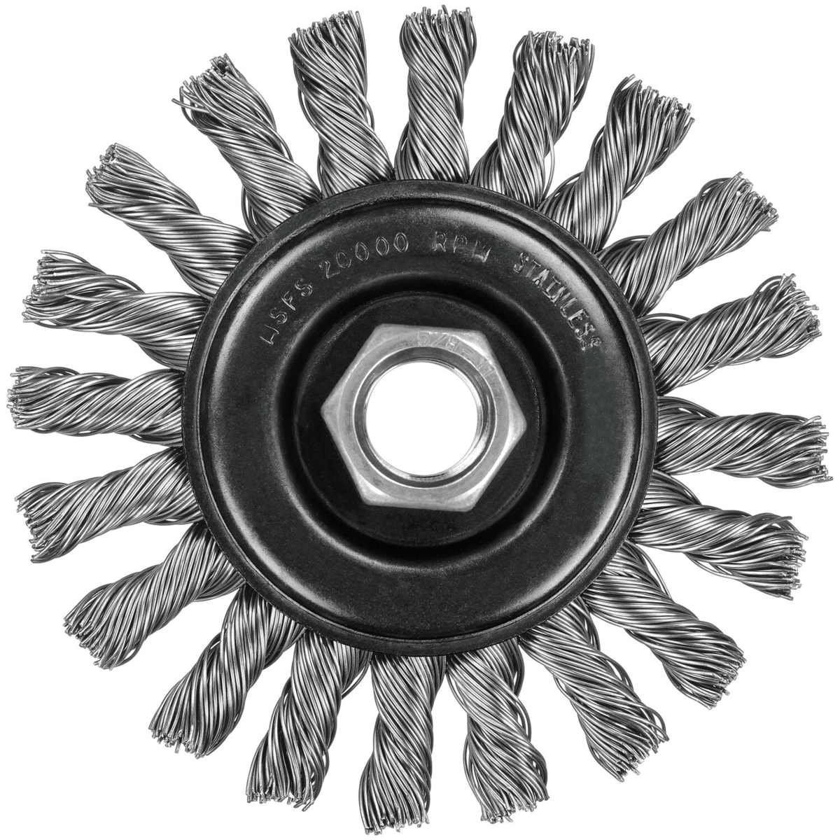 DEWALT Cable Twist Knotted Wheel, SS