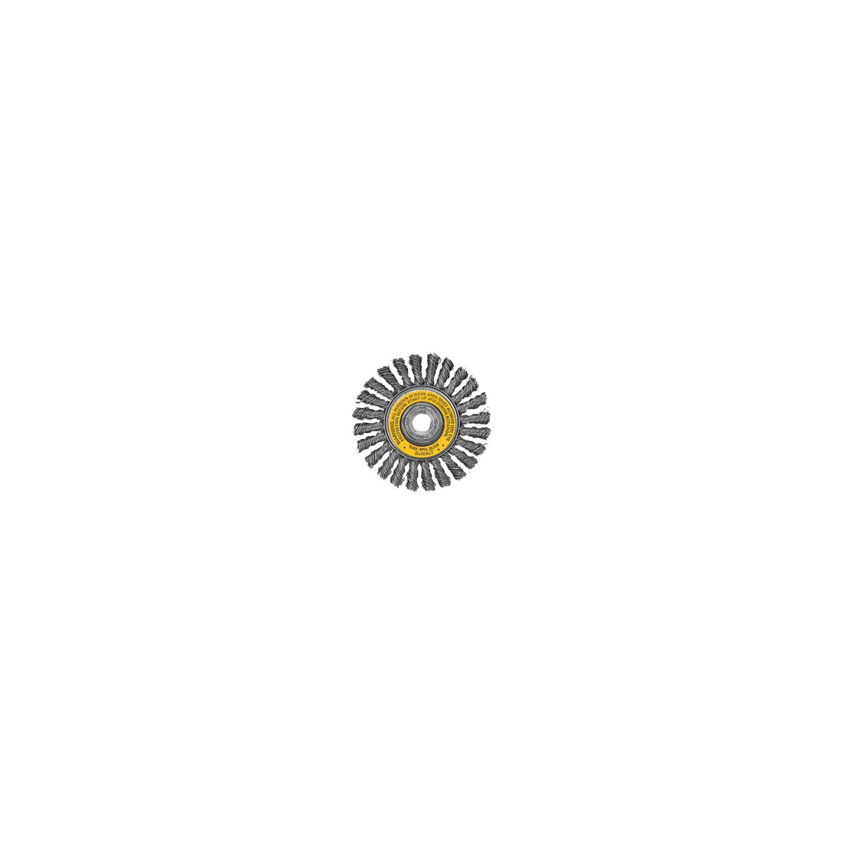 DEWALT Cable Twist Knotted Wheel, Carbon