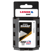 LENOX GOLD Utility Knife Blades, Titanium-Coated, 100/Pack