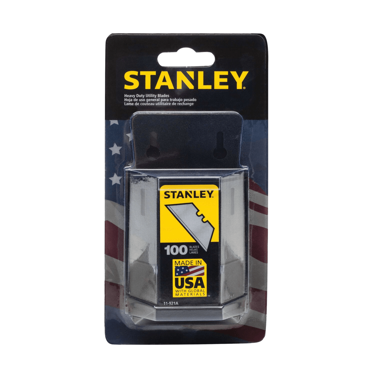 STANLEY Utility Knife Blades, Classic 1992, 100/Pack