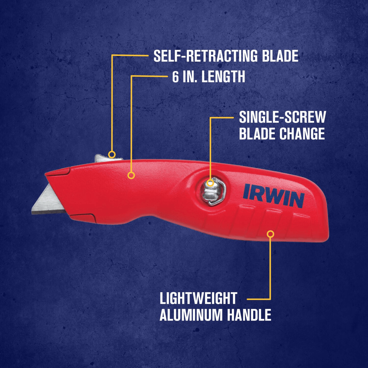 IRWIN Self-Retracting Safety Knife