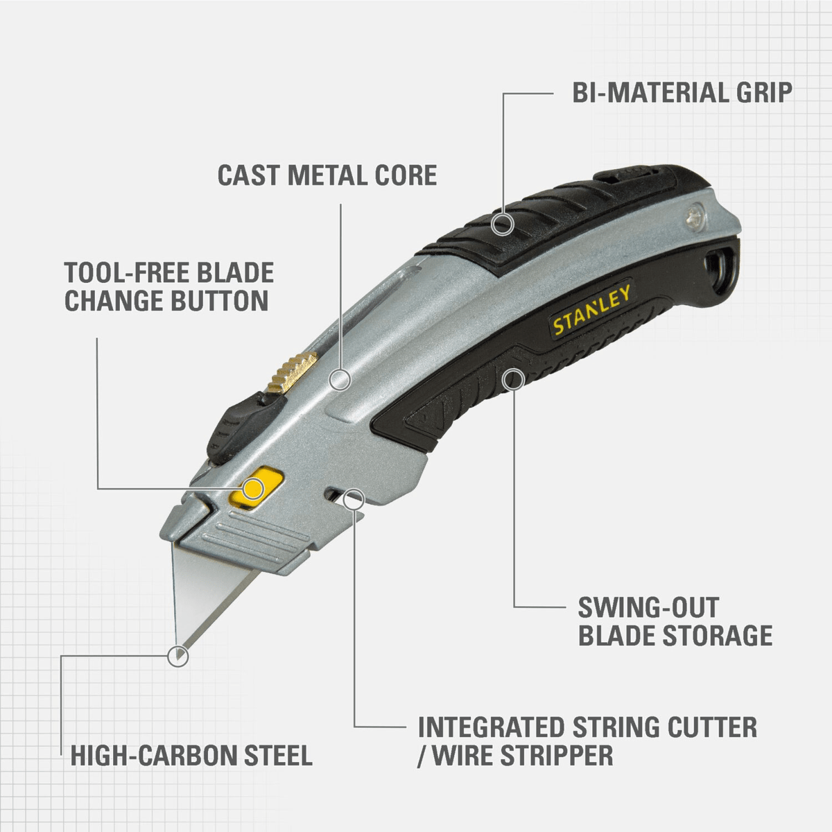 STANLEY Curved Quick-Change Utility Knife