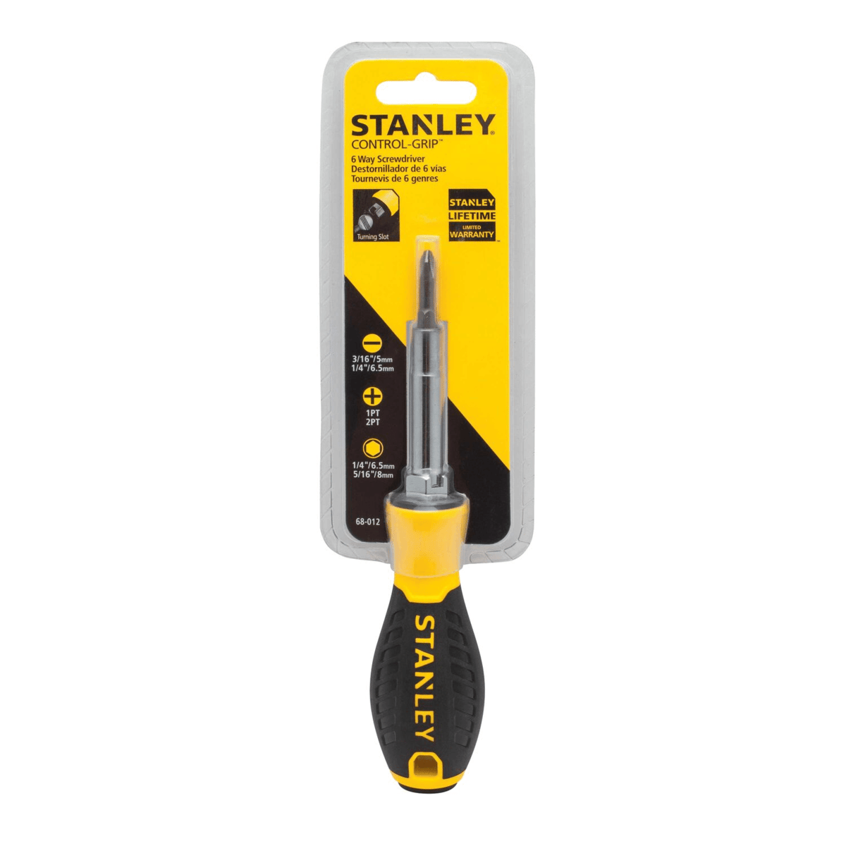 STANLEY Quick Change 6-Way Screwdriver