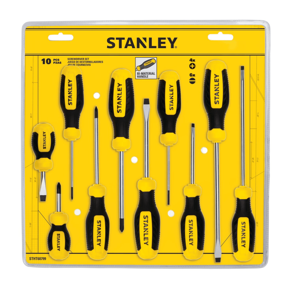 STANLEY 10-Piece Screwdriver Set