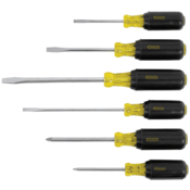 STANLEY 6-Piece Vinyl Grip Screwdriver Set