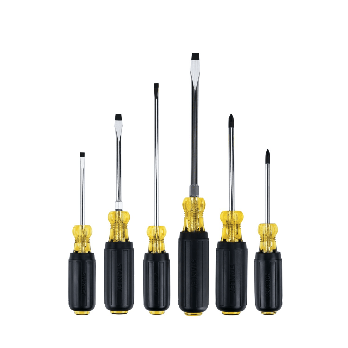 STANLEY 6-Piece Vinyl Grip Screwdriver Set