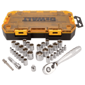 DEWALT 34-Piece 1/4" & 3/8" Drive Socket Set