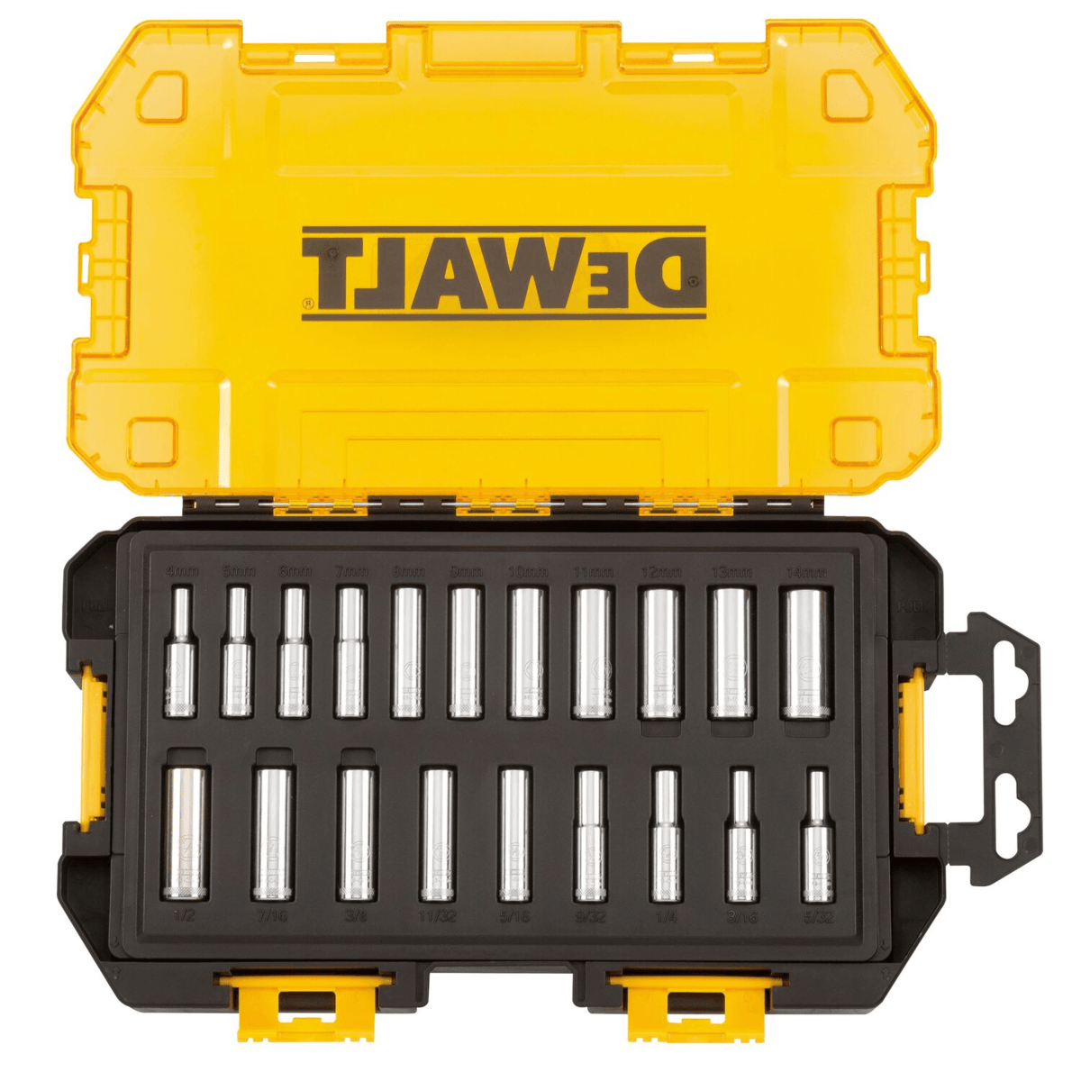 DEWALT 20-Piece 1/4" Drive Deep Combination Socket Set