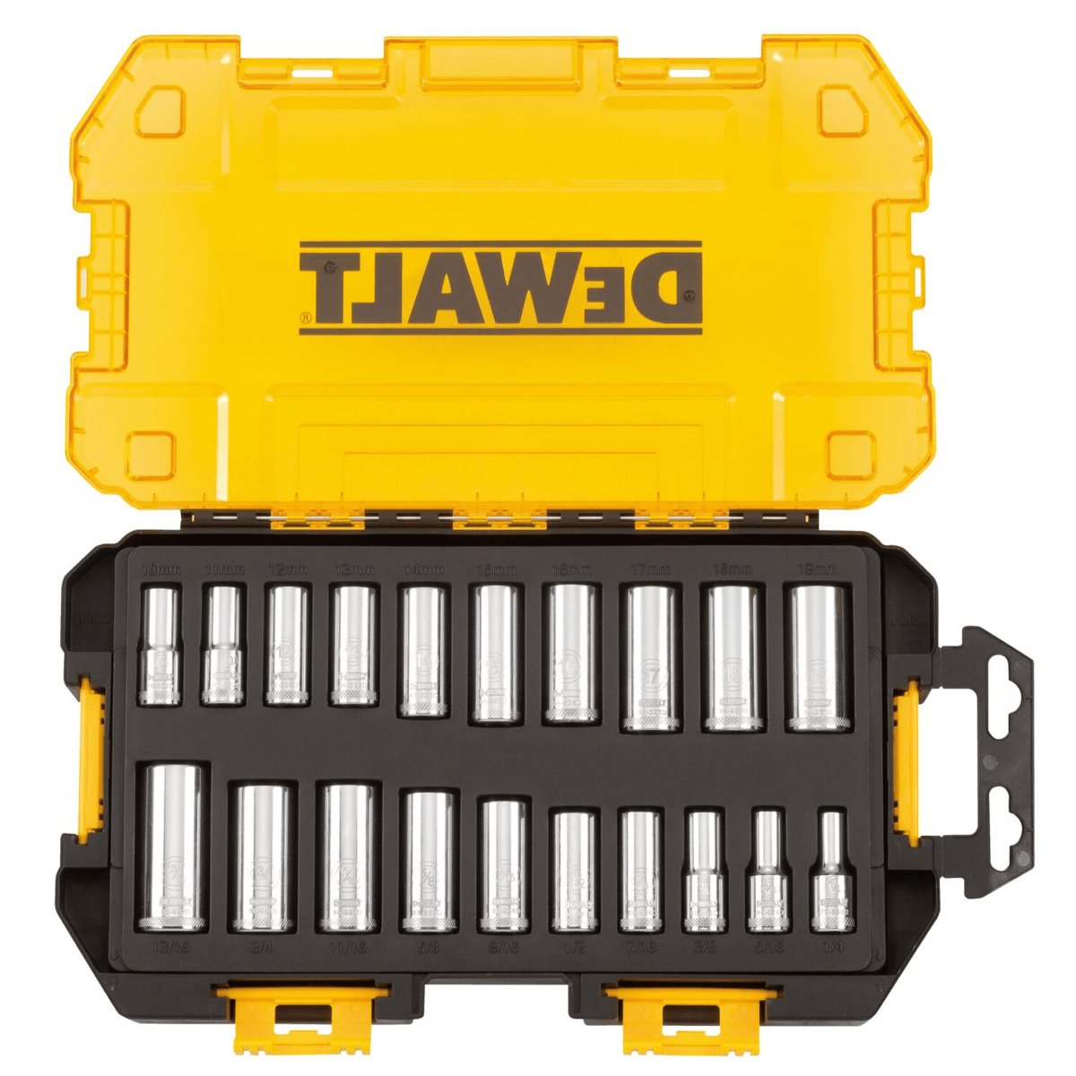 DEWALT 20-Piece 3/8" Drive Deep Combination Socket Set
