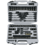 STANLEY 99-Piece Black Chrome Socket Set