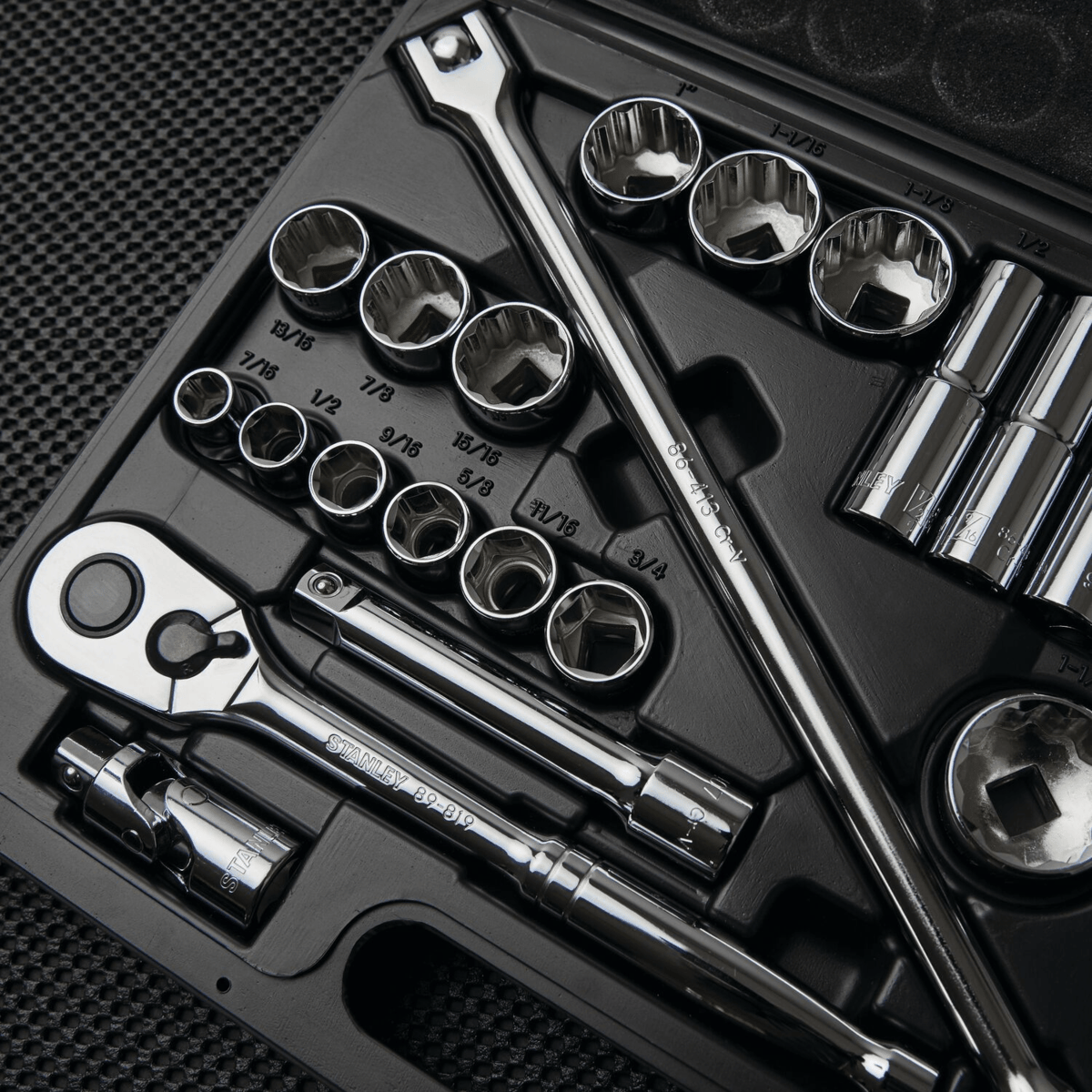 STANLEY 26-Piece 1/2" Drive Socket Set