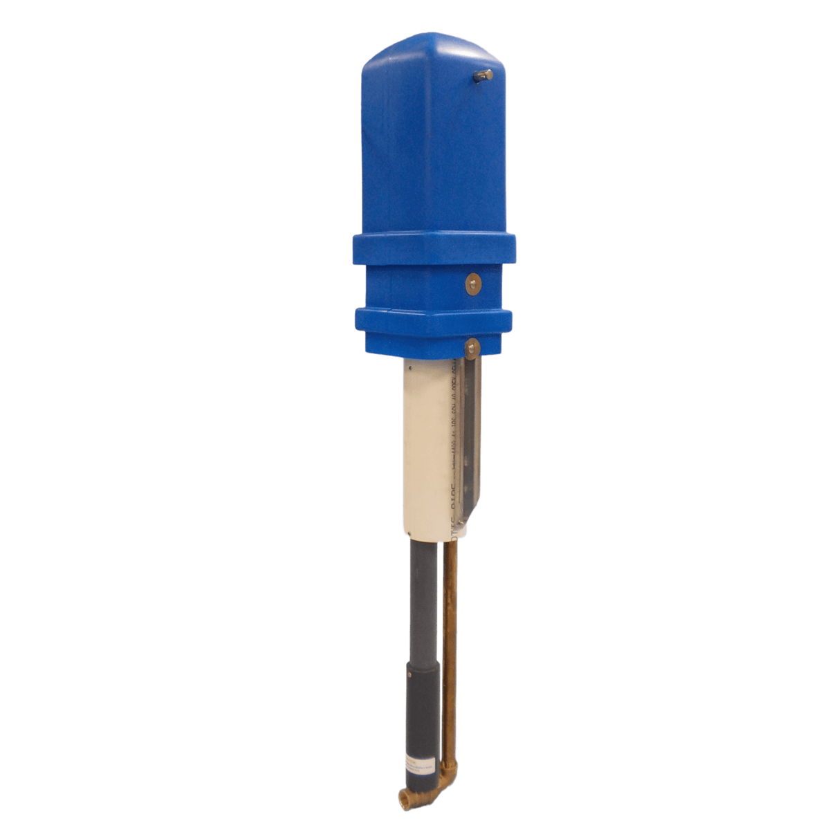 Water Plus Corp Above Grade Sampling & Flushing Hydrant, Cold Climate, Blue, 36" Bury, 3/4" Barrel