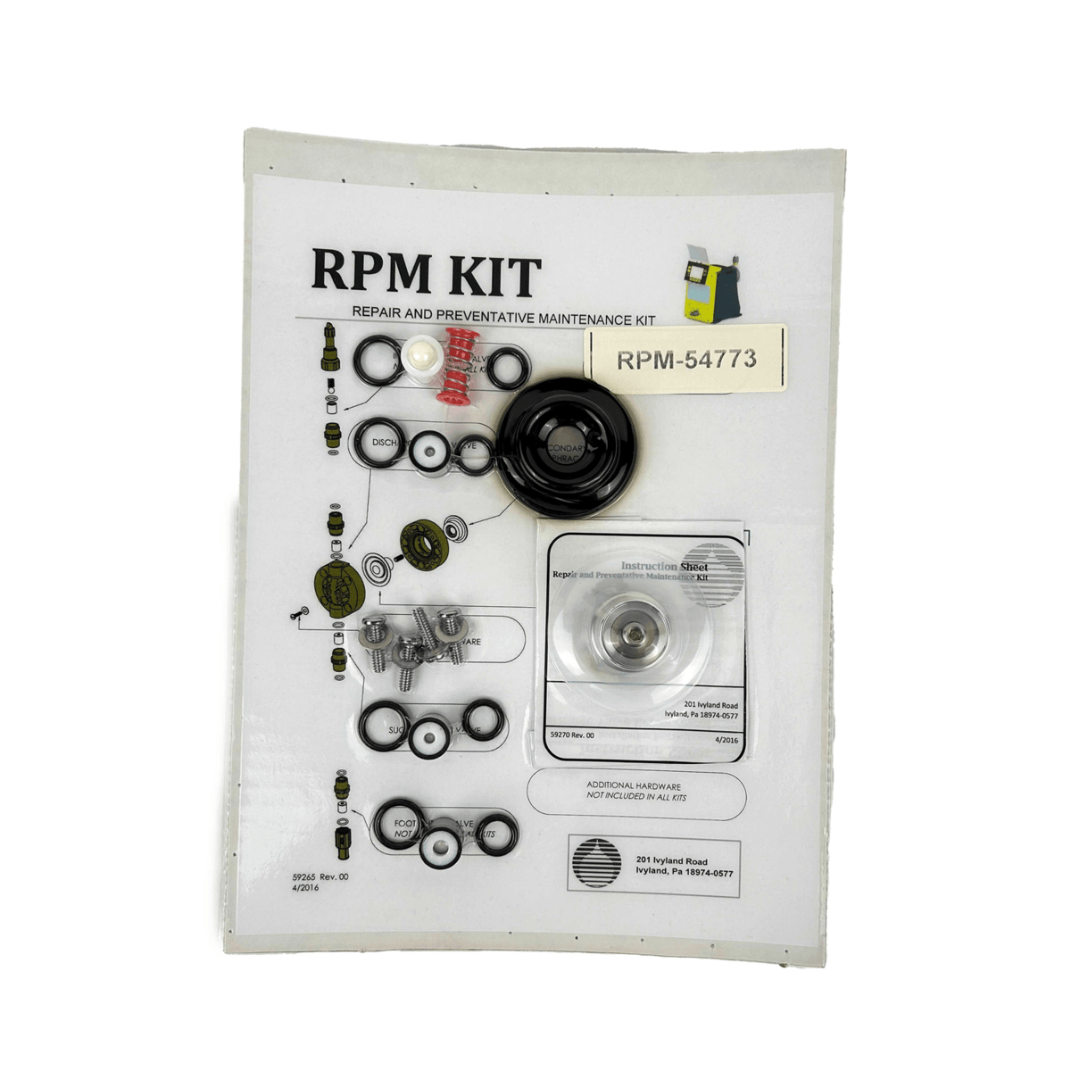 LMI Excel XR Series Repair Kit, RPM54773