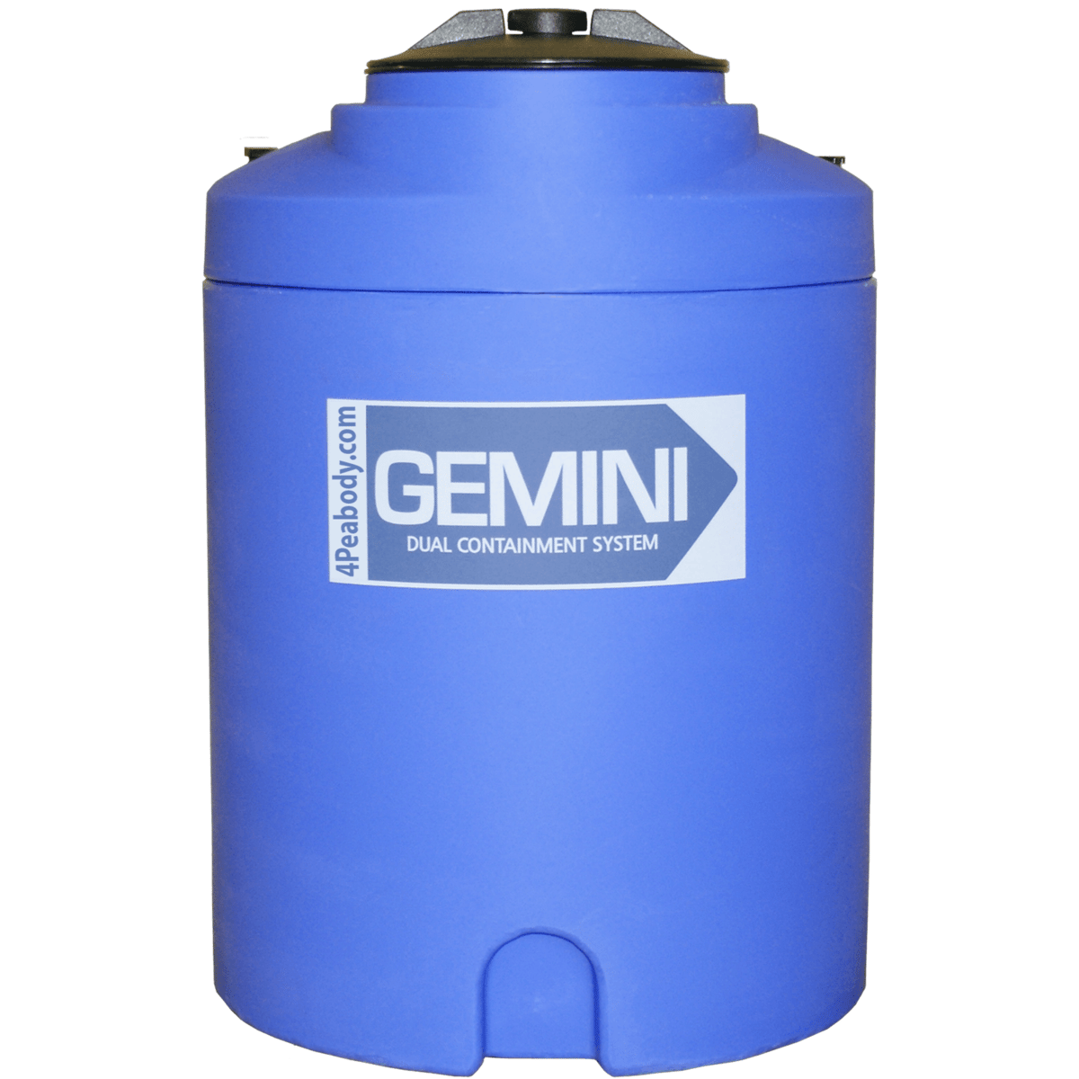 Peabody 15 Gal Gemini Dual Containment® Tank - LPE SD 1.5 - Blue, 01-28907