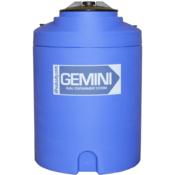 Peabody 15 Gal Gemini Dual Containment® Tank - LPE SD 1.5 - Blue, 01-28907