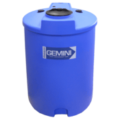 Peabody 120 Gal Gemini Dual Containment® Tank - LPE SD 1.5 - Blue, 01-14870