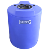 Peabody 320 Gal Gemini Dual Containment® Tank - LPE SD 1.5 - Blue, 01-14873