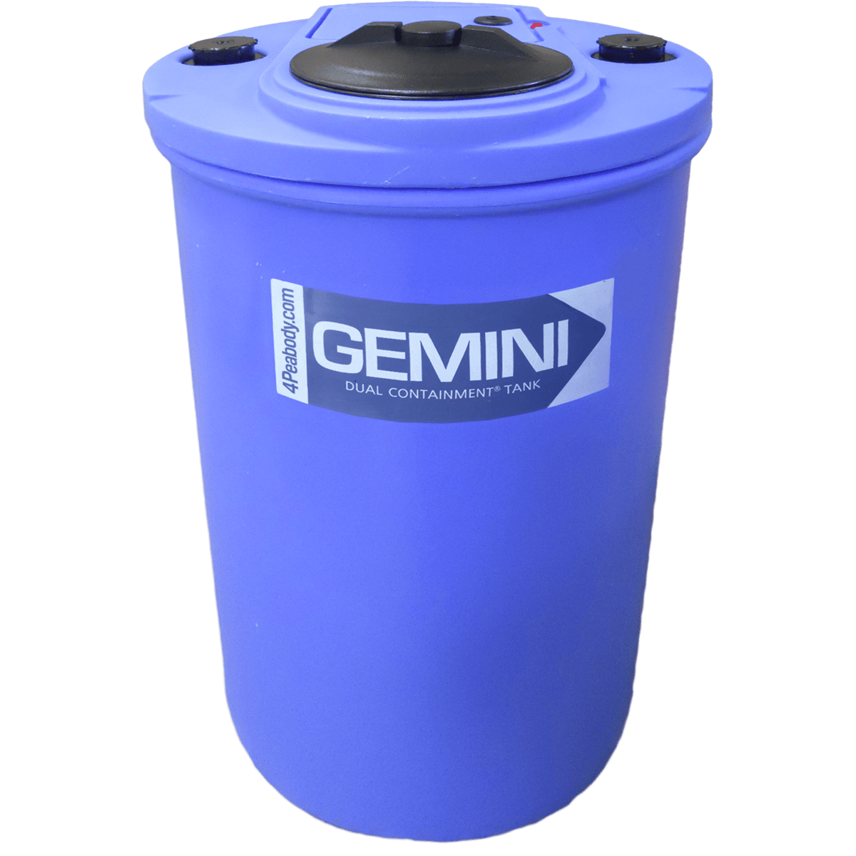 Peabody 40 Gal Gemini Dual Containment® Tank - LPE SD 1.5 - Blue Flat, 01-14874