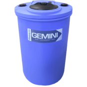 Peabody 40 Gal Gemini Dual Containment® Tank - LPE SD 1.5 - Blue Flat, 01-14874
