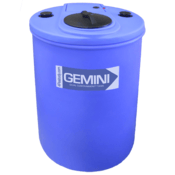 Peabody 62 Gal Gemini Dual Containment® Tank - LPE SD 1.5 - Blue Flat, 01-14877