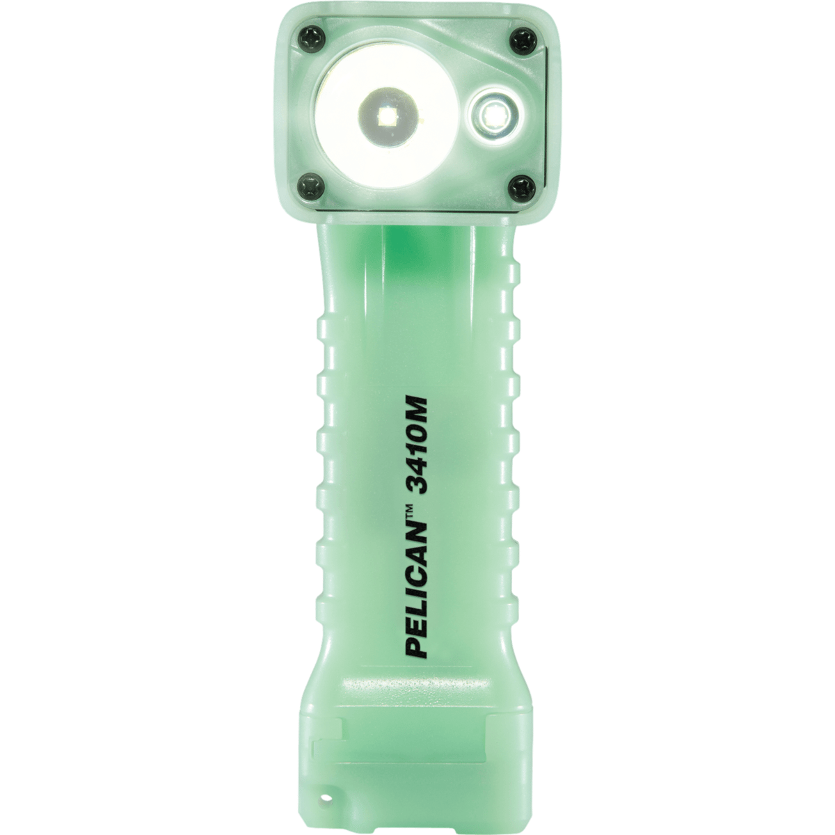 Pelican™ 3410M High Performance Right-Angle Light (Photoluminescent) w/Magnetic Clip