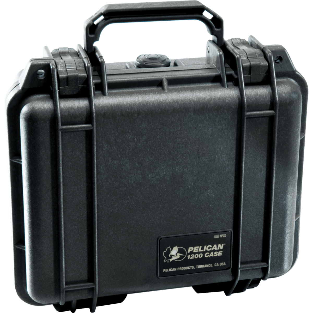 Pelican™ 1200 Protector Case with Foam, Interior: 9.3 x 7.1 x 4.1 in, Black