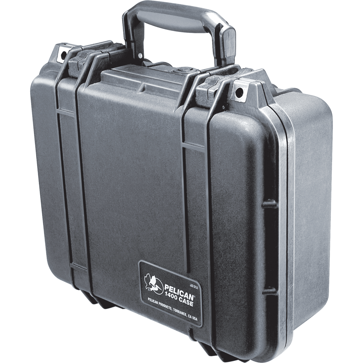 Pelican™ 1400 Protector Case with Foam, Interior: 11.8 x 8.9 x 5.2 in, Black