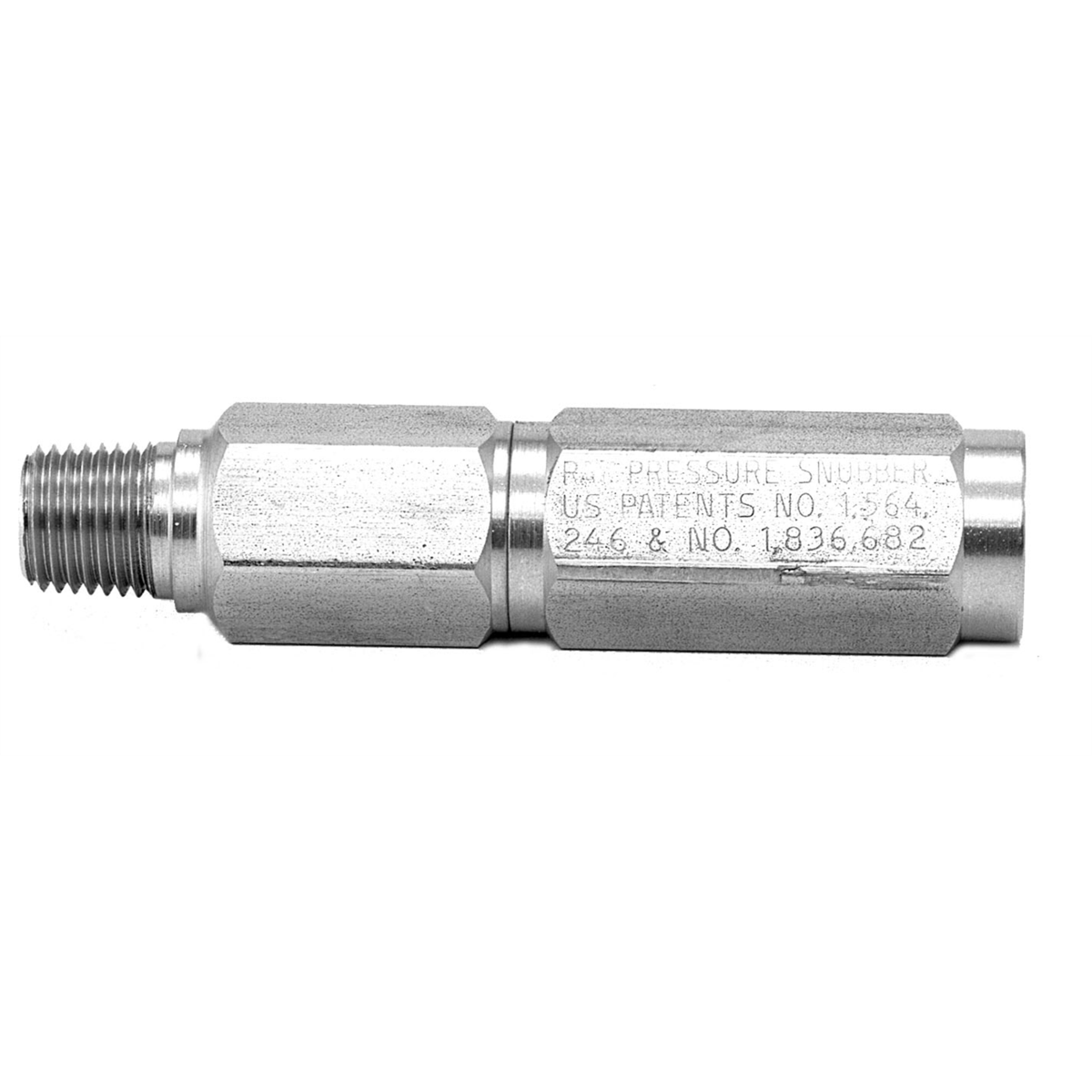 Weksler Piston Snubber, 5,000 psi, 1/4" NPT connection, SS RS7