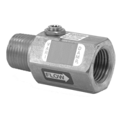 Weksler Adjustable Snubber, 3,000 psi, 1/4" NPT connection, Brass MSB4