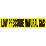 Self Stick Pipe Marker - Low Pressure Natural Gas, Outside Dia. 8" - 10", RPK491SSH