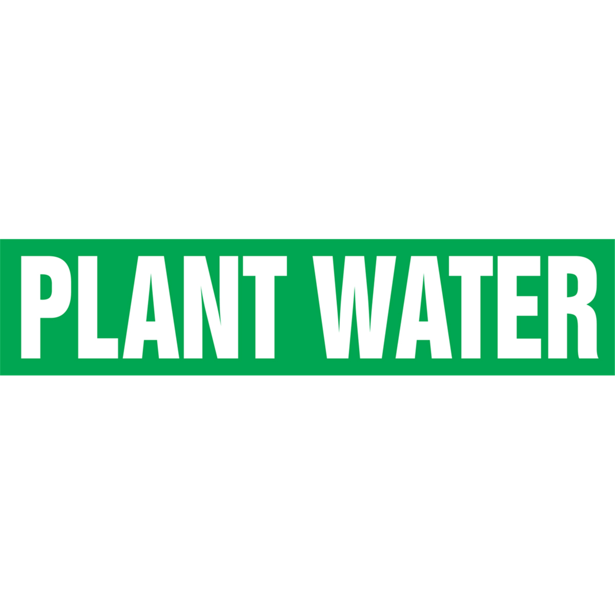 Snap Tite Pipe Marker - Plant Water, Outside Dia. 1-1/2" - 2", RPK565STB