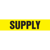 Self Stick Pipe Marker - Supply, Outside Dia. 8" - 10", RPK689SSH