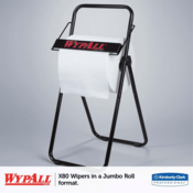 Kimberly-Clark Wypall X80 Wiper, 13.4" x 12.5", White-Jumbo, KCP-41025