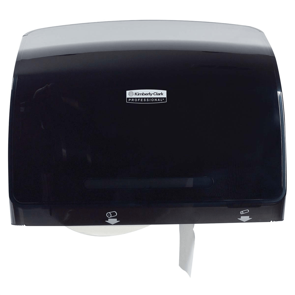 Kimberly-Clark Wall Mount Bathroom Tissue Dispenser, Black, KCP-34831