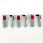 Foxboro 740 Manufacturer Chart Pen, Red, Pen 1, 6 PK, equivalent to L0122AR