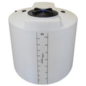 Peabody 300 Gal ProChem® Process Chemical Tanks - LPE 1.5 - Natural - Dia 48" - Lid 16", 01-31277