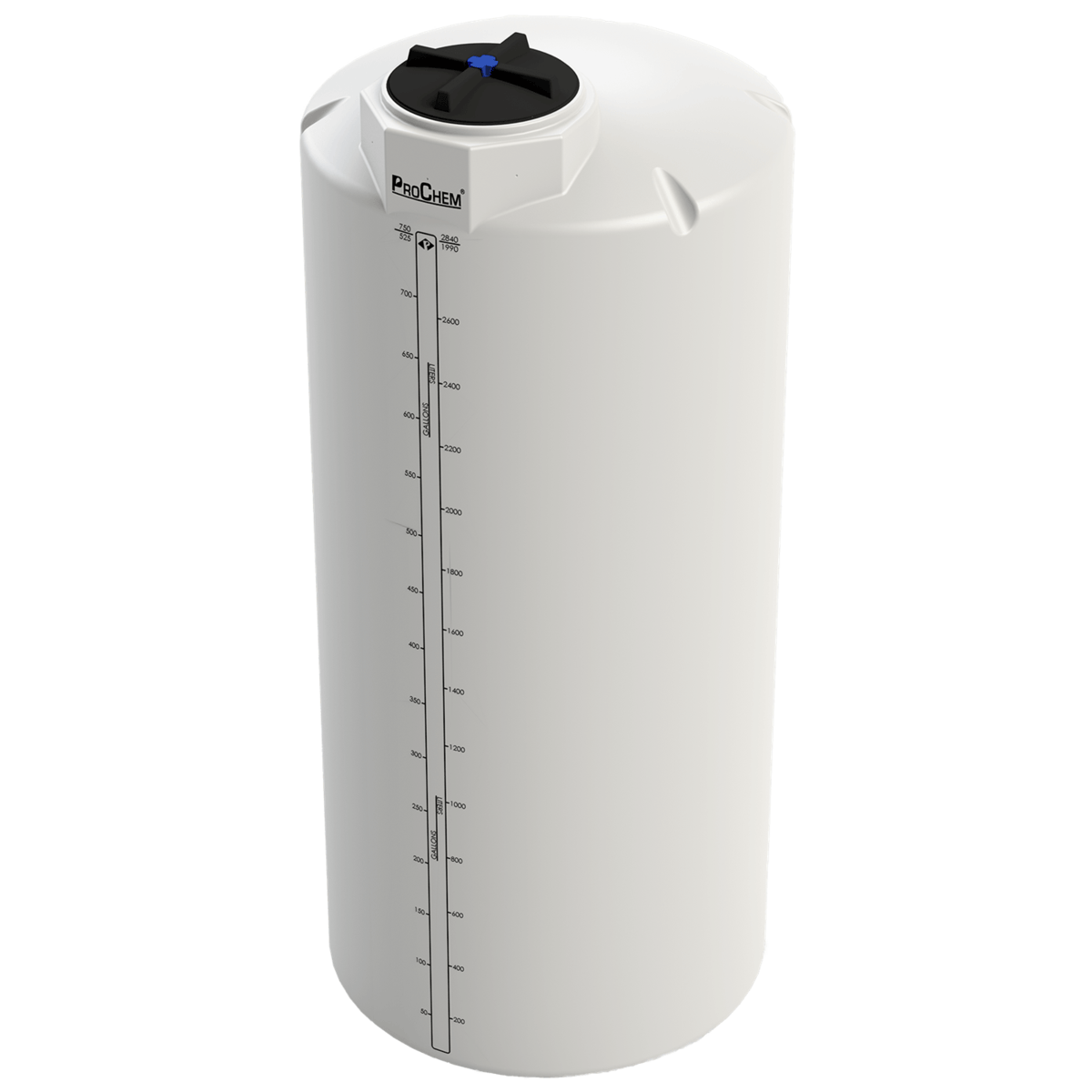 Peabody 750 Gal ProChem® Process Chemical Tanks - LPE 1.5 - Natural, 01-31280