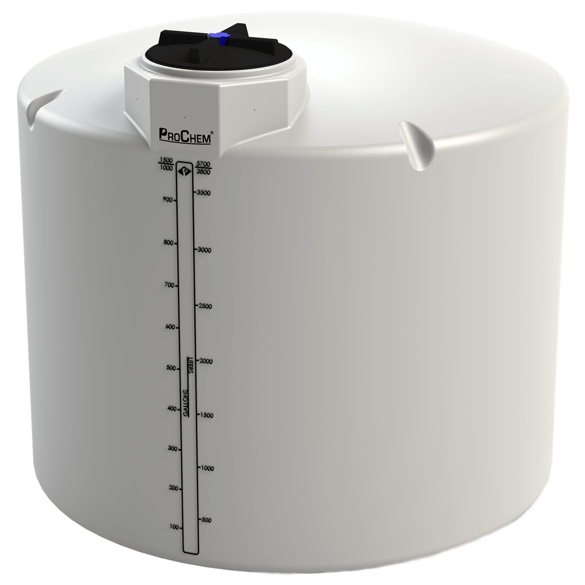 Peabody 1000 Gal ProChem® Process Chemical Tanks - LPE 1.5 - Natural, 01-33046